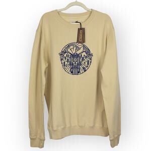 NEW XL Men Sweat Crew ROAD Motorcycle Outdoor Mtn Embroider